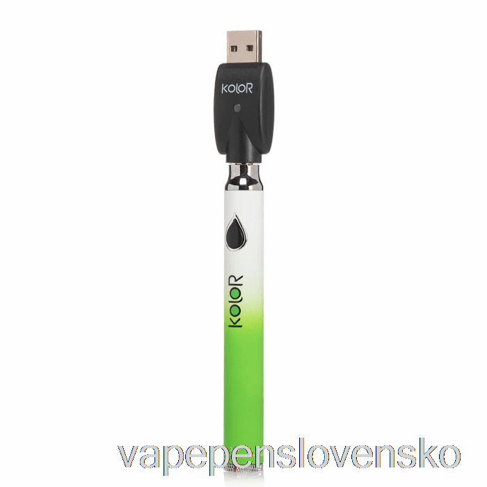 Leaf Buddi Kolor Twist Slim 650mah Batéria Zelená Vape Bez Nikotinu